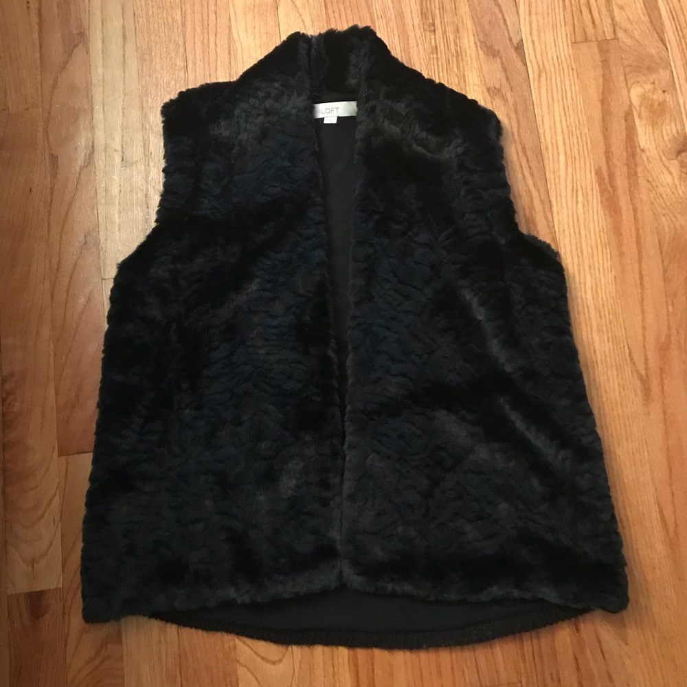 LOFT Faux Fur Vest